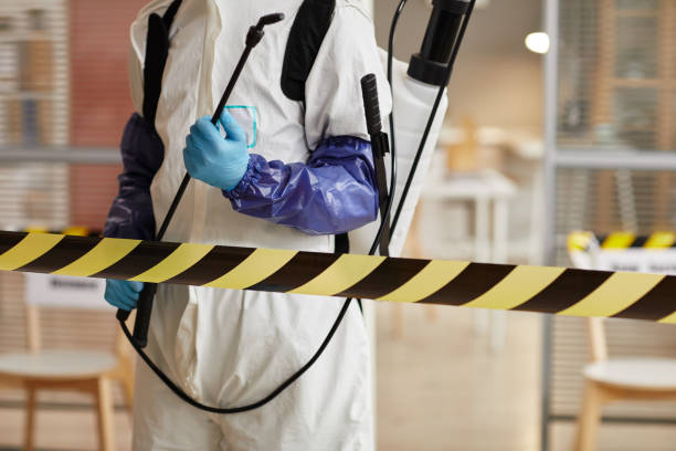 Professional Biohazard Cleanup technician working in Lemon Cove, CA